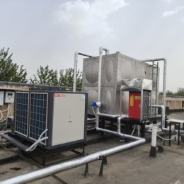 太原光明東街部隊(duì)中廣歐特斯空氣能熱水工程