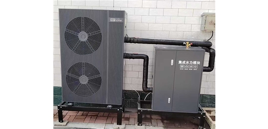 太原晉源區(qū)姚村住宅10匹家用供暖機安裝完畢
